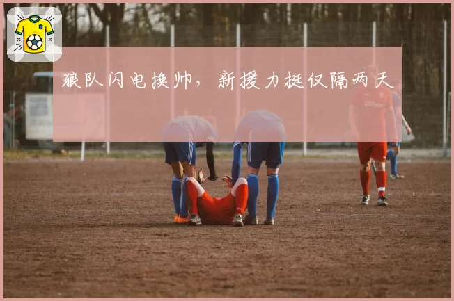 狼队闪电换帅,新援力挺仅隔两天